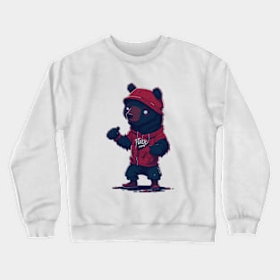 Funny Dancing Bear Crewneck Sweatshirt